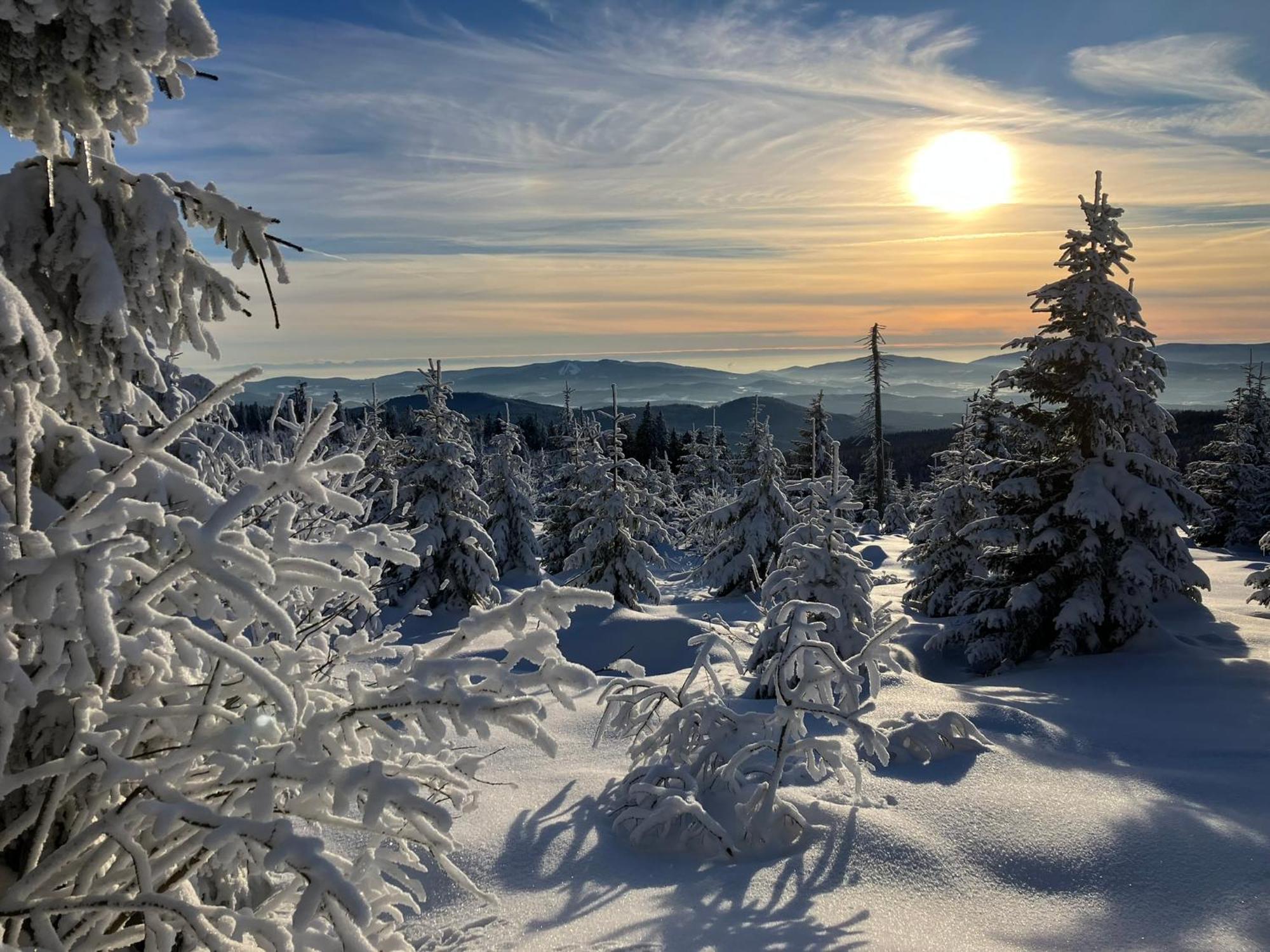 Chata Rozhlas Železná Ruda Exteriör bild